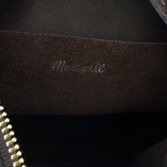 Madewell Mini Crossbody Bag in Dark Carob Brown Soft Grain Suede, EUC - Picture 9 of 10